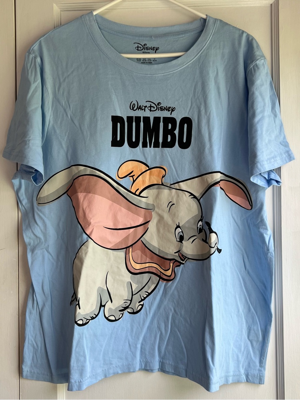 Official Disney Dumbo Light Blue Graphic Tee